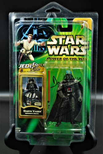 Figura Autografiada Star Wars Power Of The Jedi Darth Vader (Usado)