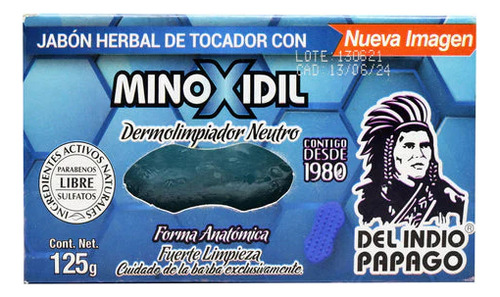 Kit Jabon Y Shampoo De Minoxidil Crecimiento Cabello Y Barba