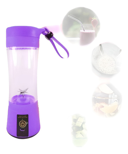 Batidora Portatil Verde Licuadora Portatil Usb Violeta