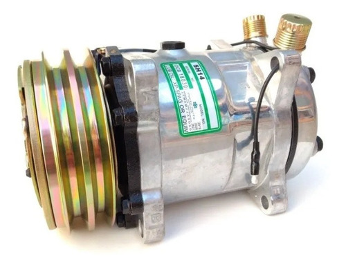 Compressor 5h14 Ar Condicionado 6626 12volts Polia 2a Novo