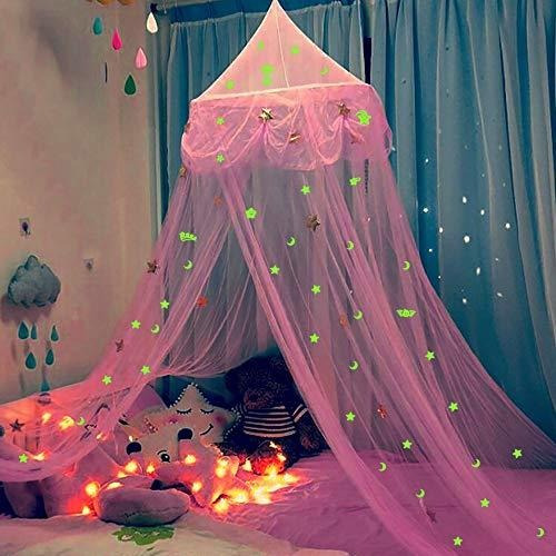 Glamorstar - Mosquitera Para Nina, Diseno De Estrellas Y Lun