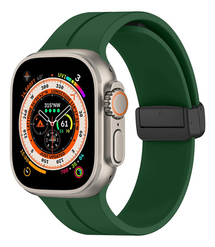 Correa Magnética Silicona Para Apple Watch Ultra 9 8 7 Se 6