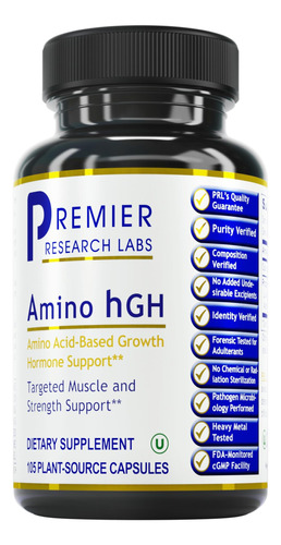 Premier Research Labs Amino Hgh - Fórmula De Aminoácidos .