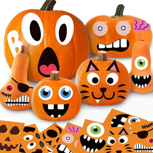 Joy Bang Pegatinas De Calabaza De Halloween Pegatinas D...