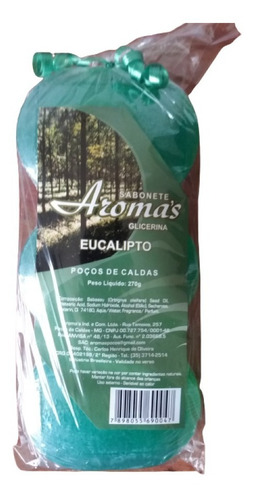 Sabonete Glicerina Euca-lipto Poços De Caldas Cx 03 Unidades