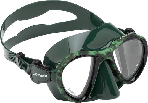 Visor Cressi Modelo Metis Buceo Color Verde - Pvr