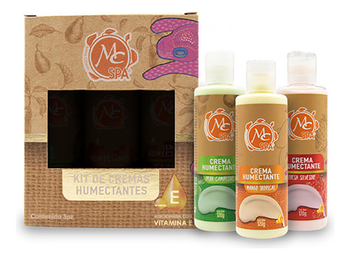 Kit 3 Cremas Humectantes Spa Manos Y Pies , Mc Nails