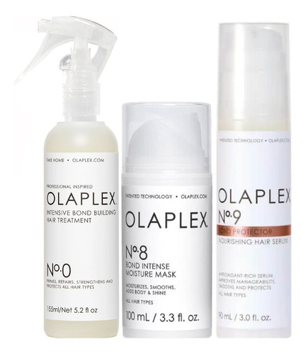 Kit Olaplex # 0, 9, 8 - mL a $1500