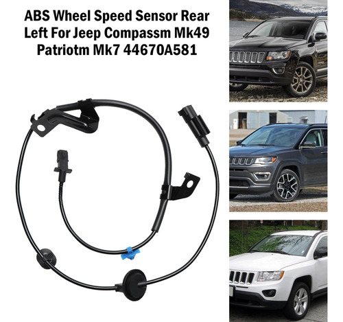 Sensor Abs Trasero Izquierdo Para Jeep Compassm Mk49 Patriot