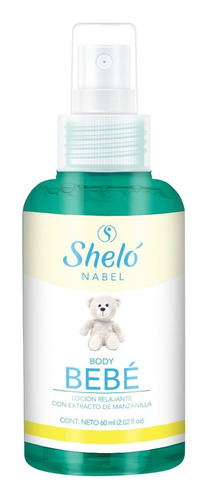 Body Bebé Sheló Loción Relajante D/ Bebé Con Manzanilla 60ml