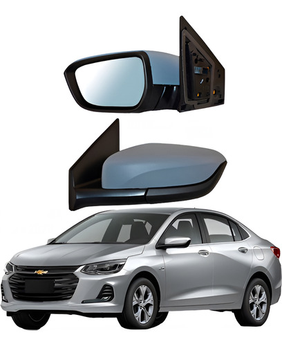 Espejo Chevrolet Onix 2020 2021 2022 2023 Elec P/pintar Izq