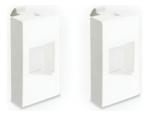 2 Mod. P/tomada Rj45 Branco Inova Pro Alumbra