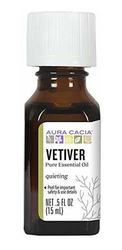 Aromaterapia Aceites - Aura Cacia Pure Vetiver Aceite Esenci