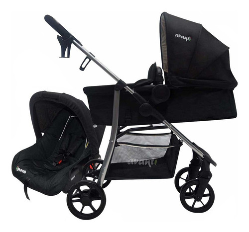 Imagen 2 de 2 de Cochecito de paseo travel system Avanti Berlin negro