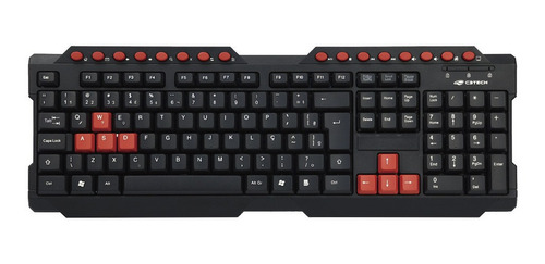 Teclado Usb Gamer Kg-10bk C3 Tech