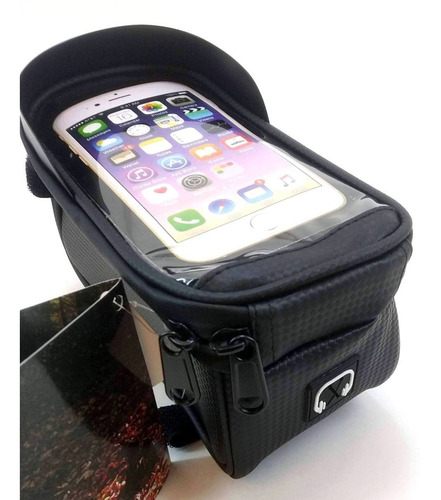 Imagen 3 de 10 de Porta Objetos Y Celular Para Bicicleta Impermeable Discovery