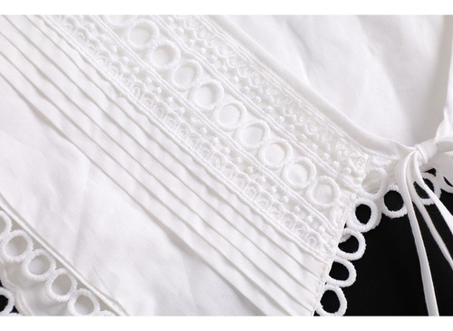 Decoración De Cuello Falso Blanco De Moda Para Mujer.