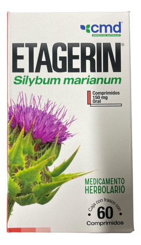 Cmd Etagerin Silybum Marianum 150mg 60 Comprimidos