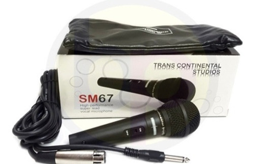 Microfono  Sm67 Con Cable, Convertidor Y Bolso