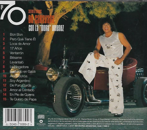 Mona Jiménez Cd Nuevo 70 Discos De Caravana 15 Temas Éxitos