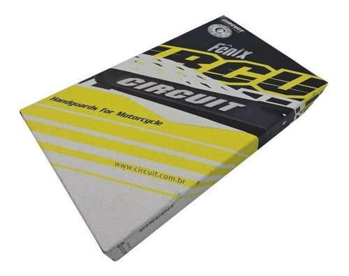Protetor De Mão Circuit Modelo Fenix Carbon Preto Cinza