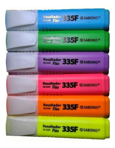 Resaltador Marcatextos Sabonis Re-335fs Colores
