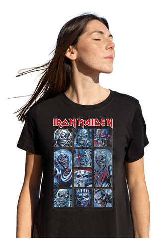 Playera Iron Maiden Unisex - Estilo Único Y Rockero