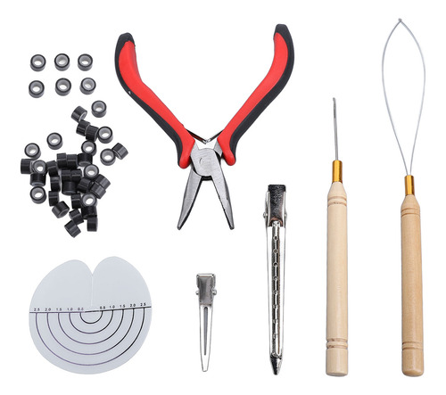 Kit De Herramientas Micro Rings Bead, Mango De Madera