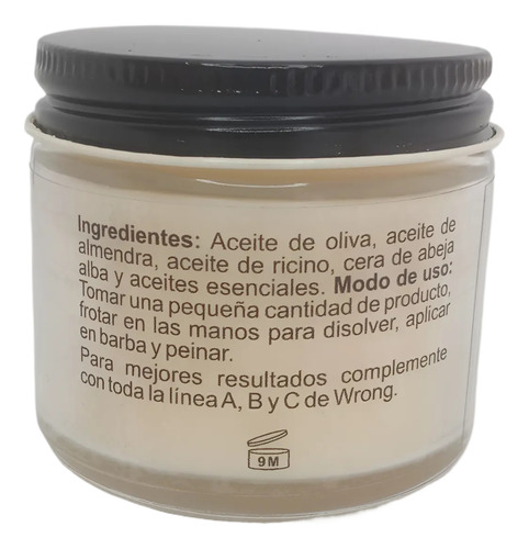 C (cera Para Barba) Fragancia Naranja-Eucalipto