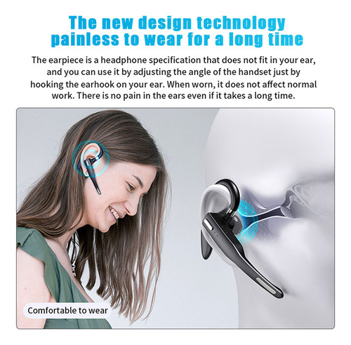 Auriculares Inalámbricos Bluetooth 5.1 Con Micrófono Dual Y