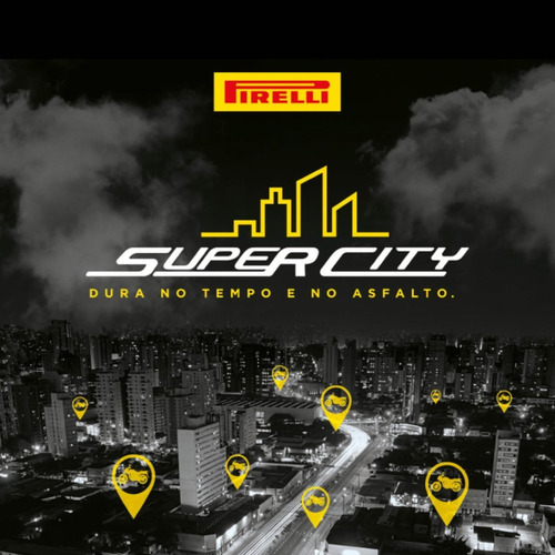 Pneu Pirelli 100 80 18 Super City Fazer 150 Sem Camara