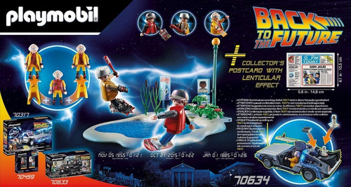 Volver Al Futuro Playmobil Bloques Marty Mcfly 80 Pcs 70634