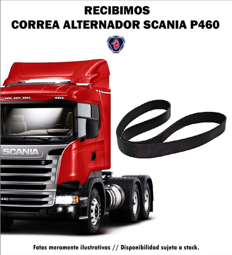 Correa Alternador Scania P460./cod:801253