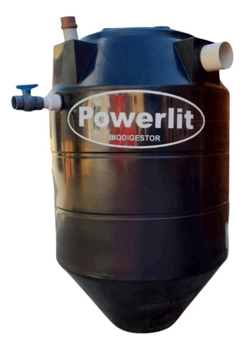 Biodigestor Autolimpiante 600 Litros Powerlit Conico