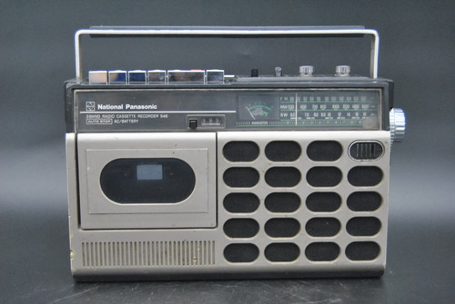 Antiguo Radio Grabador National Panasonic Vintage Funciona