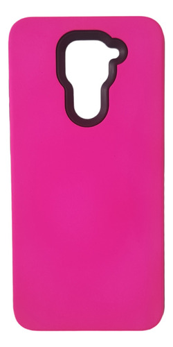 Funda Estuche Rígido Antigolpes Para Redmi Note 9 Fucsia