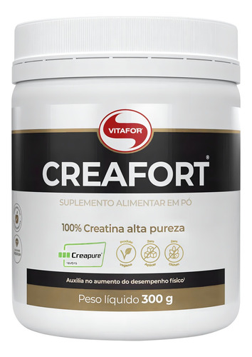 Creatina Monohidratada Creafort Sem Sabor 300g Vitafor