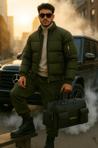 Chamarra Zionix Puffer Acolchada Hombre Repelente Overzide