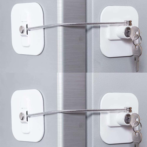 2pcs Cerradura Del Refrigerador Cerradura Del Refrigerador