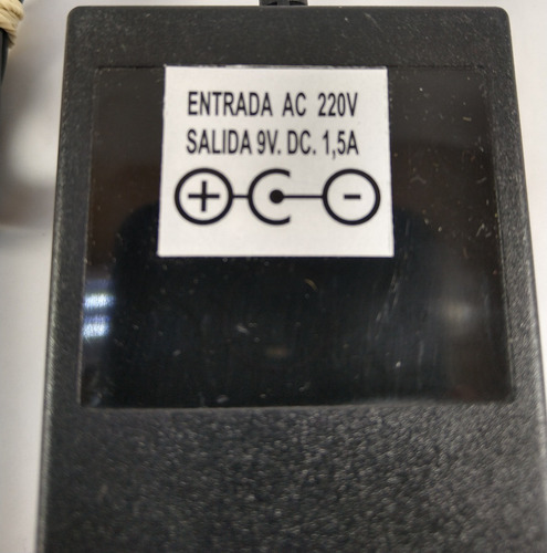 Fuente 9v 1,5a Genérica Para Teclado Casio/pedal