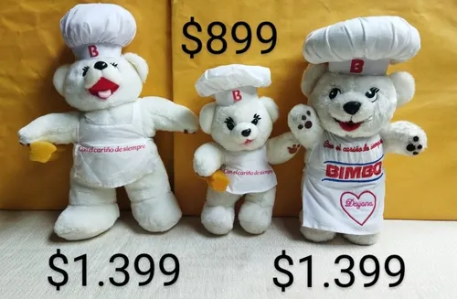 Bimbo Osito Bimbo Panadero De Peluche MercadoLibre