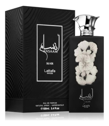- Lattafa Ansaam Silver Eau De Parfum Spray For Unisex