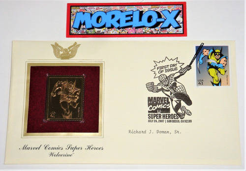 Wolverine- Estampilla Dorada Edicion Limitada- U S P S (Usado)
