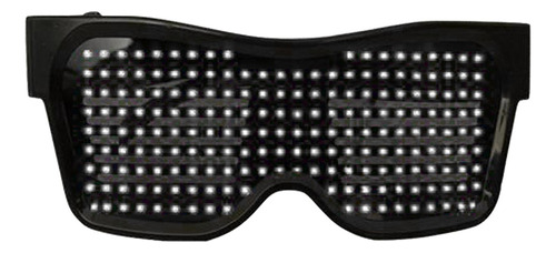 Gafas Led Bluetooth Control Rave Dj Disfraz Show Texto