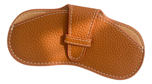 Estuche Blando Para Gafas Cuero Artificial Duradero Marrón