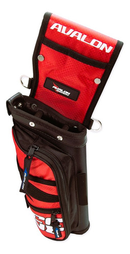 Carcaj Quiver Avalon 21 Field Arquería Rojo Rh