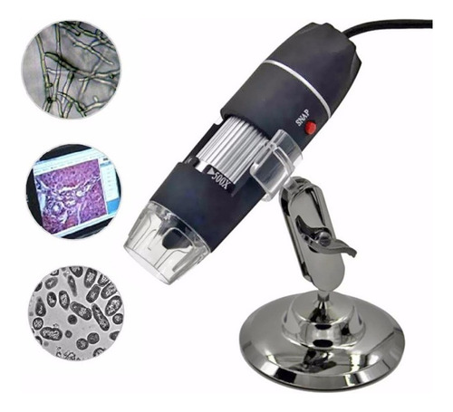 Microscopio Digital Usb 500x / 8 Led