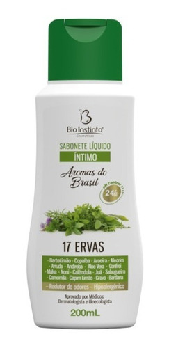 Sabonete Íntimo 17 Ervas 200ml - Bio Instinto