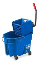 Comprar Rubbermaid Wavebrake Cubeta\u002Fexprimidor - 33.1l, Azul
