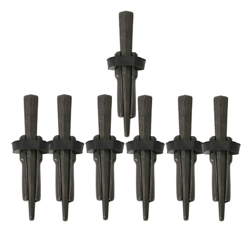 7 Pcs 9 16  Plug Cuña Pluma Hormigon Rock Piedra Divisor